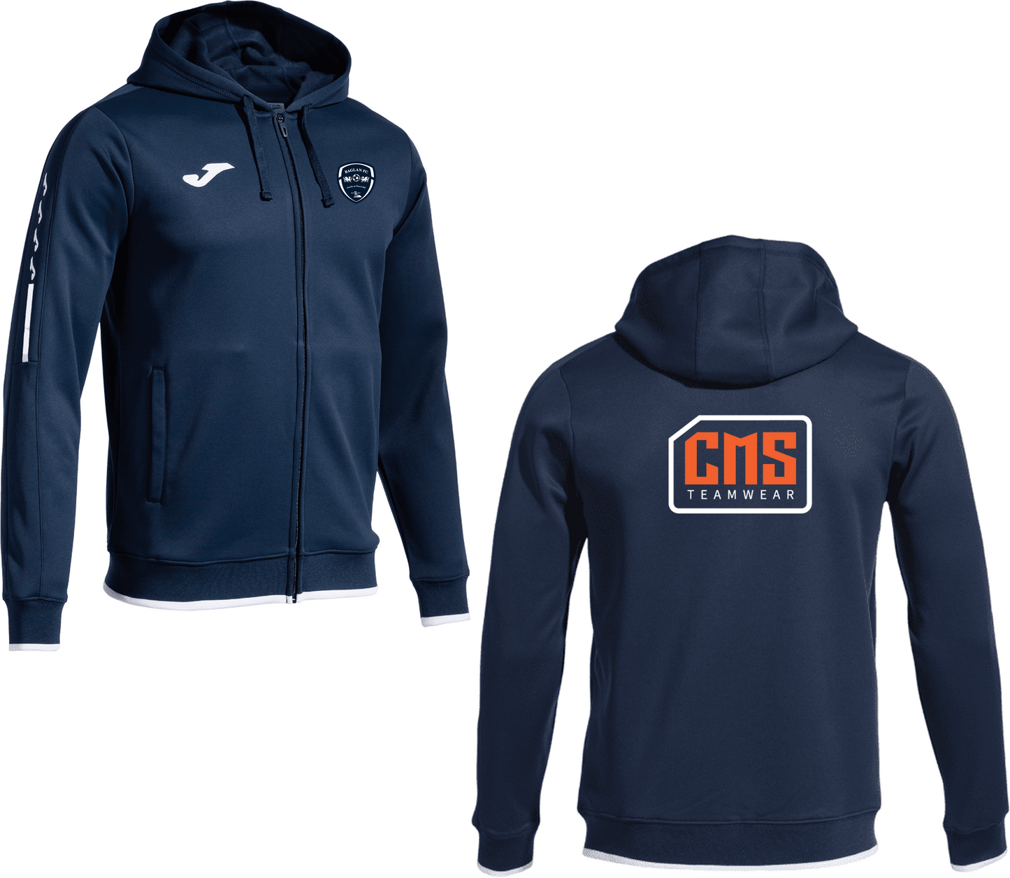 Baglan FC Olympiada Zipped Hoody Navy