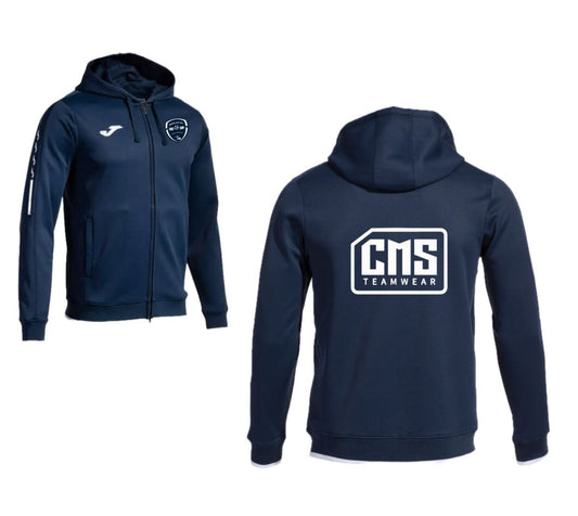 Baglan FC Olympiada Zipped Hoody Navy
