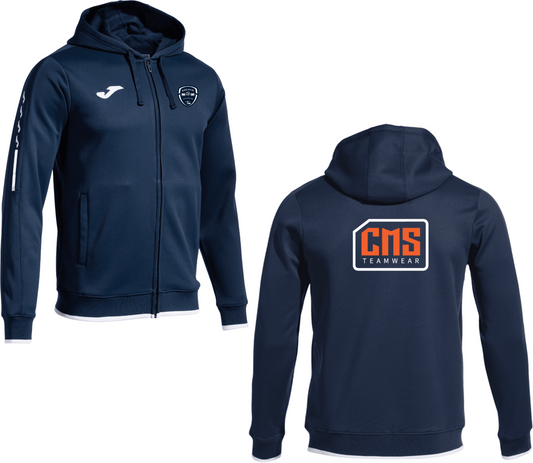 Baglan FC Olympiada Zipped Hoody Navy